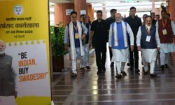 rajneetiguru.com -उपराष्ट्रपति चुनाव से पहले भाजपा सांसद कार्यशाला जारी। Image Credit - The Indian Express