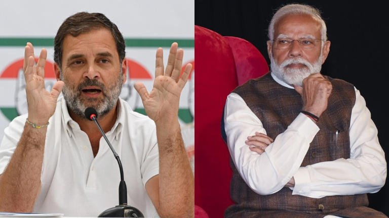RajneetiGuru.com - पीएम की रेस में मोदी आगे, राहुल गांधी का ग्राफ बढ़ा सर्वे - Image Crdited by India Today