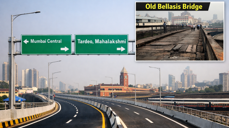 Rajneetiguru.com - मुंबई का बेलासिस फ्लाईओवर जल्द होगा शुरू मिलेगी राहत - Image Credited by Times NOW