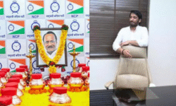 RajneetiGuru.com - पार्थ पवार की भावुक श्रद्धांजलि - Image Credited by The Times of India