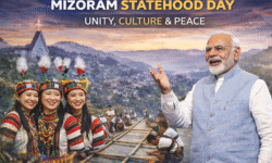 RajneetiGuru.com - पीएम मोदी ने मिजोरम की जीवंत विरासत को सराहा - AI Generated Image