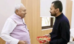 rajneetiguru.com - नीतीश कुमार के बेटे की राज्यसभा एंट्री पर सियासत तेज। Image Credit – The Indian Express