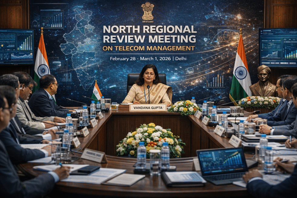 RajneetiGuru.com - दूरसंचार राजस्व और दक्षता बढ़ाने के लिए सीजीसीए की रणनीति - AI Generated Image