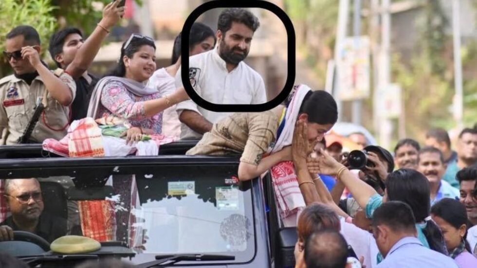 RajneetiGuru.com - गुवाहाटी में एजेपी उम्मीदवार के सहयोगी संदीप यादव हिरासत में - Image Credited by India Today NE