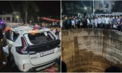 RajneetiGuru.com - नासिक में भीषण हादसा कुएं में गिरी कार, एक ही परिवार के 9 लोगों की मौत - Image Credited by The Indian Express
