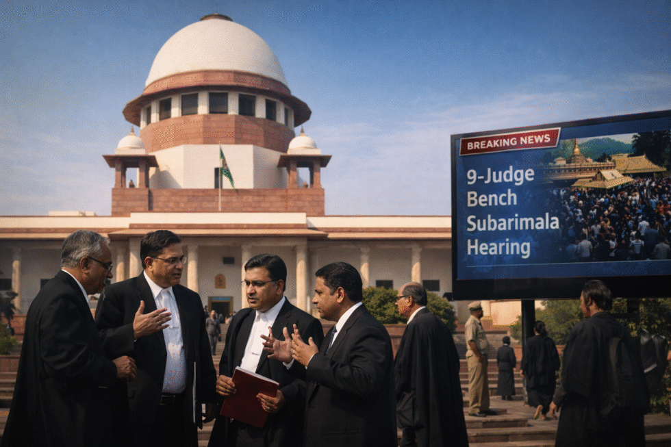 RajneetiGuru.com - संवैधानिक नैतिकता से धार्मिक परंपराएं नहीं बदल सकते केंद्र - AI Generated Image