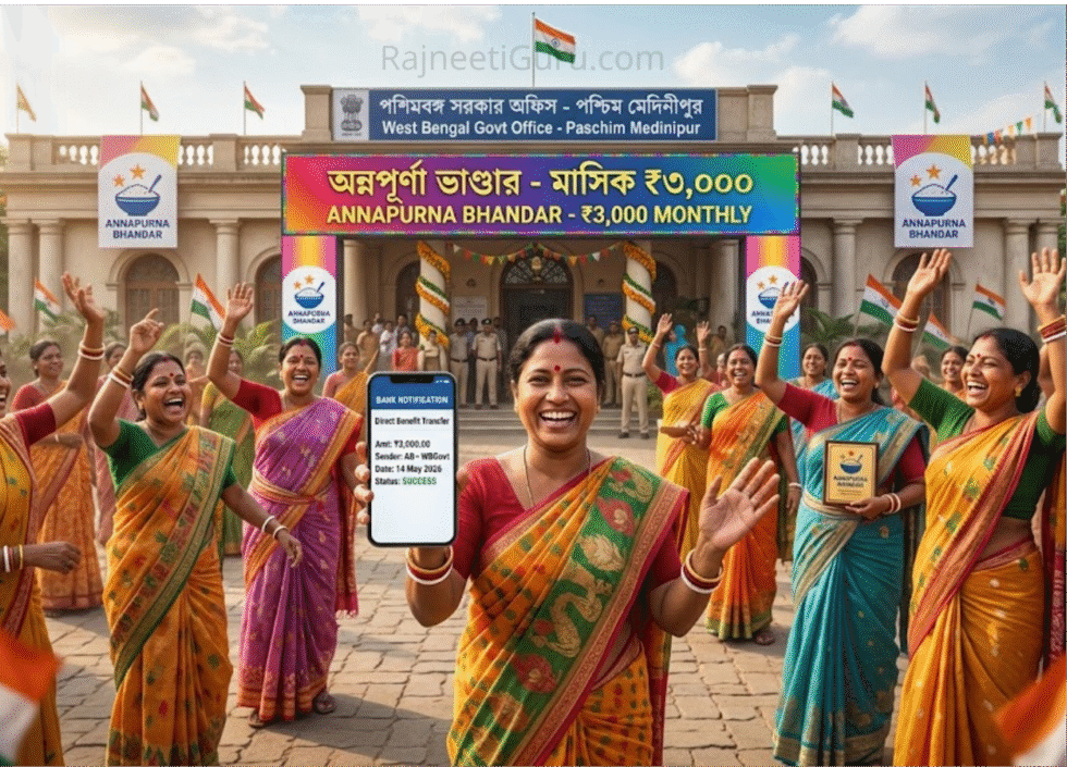 लक्ष्मी भंडार जारी; भाजपा का अन्नपूर्णा भंडार से ₹3,000 का वादा - RajneetiGuru.com