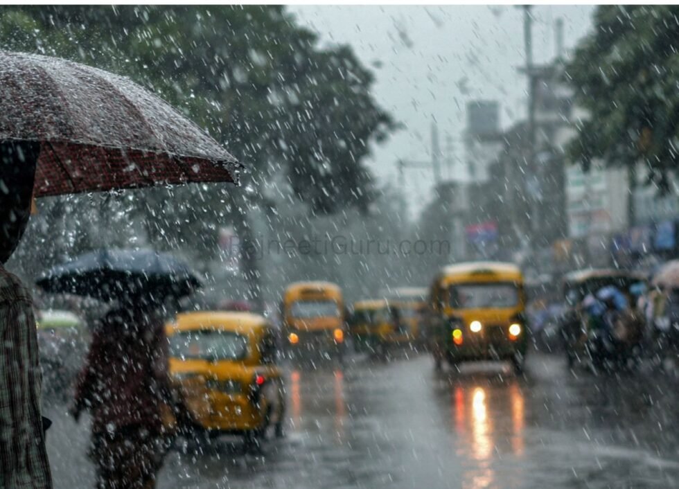 छत्तीसगढ़ में लगातार बारिश से जनजीवन प्रभावित, कई जिलों में रेड अलर्ट - RajneetiGuru.com