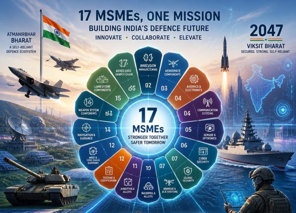 रक्षा क्षेत्र से जुड़े 17 हजार MSME, 2047 तक विकसित भारत का लक्ष्य - RajneetiGuru.com